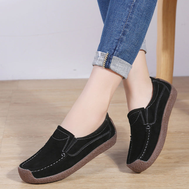 Frauen loafers frau kausalen flache
