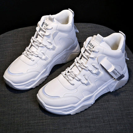 Weiß Laufschuhe Frauen Chunky Sport Schuhe Frau Frühling Sommer Plattform