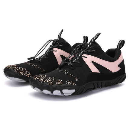 Men's running shoes with graffiti design, anti-slip air mesh, suitable for all seasons.