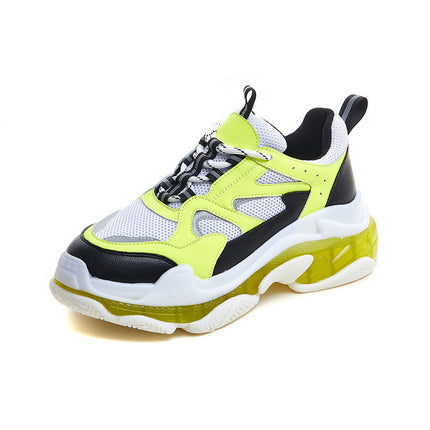 Plattform Weiß Casual Trainer Damen Herbst Dicke Sohle Vulkanisierte Schuhe Frau