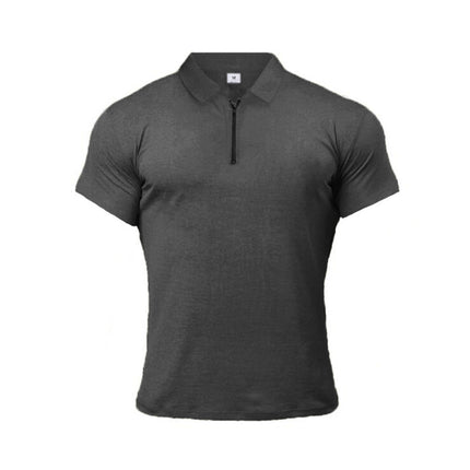 Sport-Poloshirt Sommer Kurzarm-Oberteile Herren Kurzarm-Poloshirt Einfarbig Herren T-Shirt Sommer Lässige Bequeme Herrenbekleidung