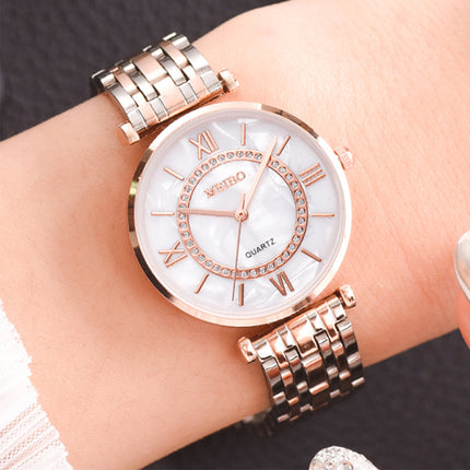 Damenuhr Quadratisch Edelstahl Armbanduhr Damen Einfache Wasserdicht Analog Eckig Quarzuhr, Elegant Geschenke für Frauen