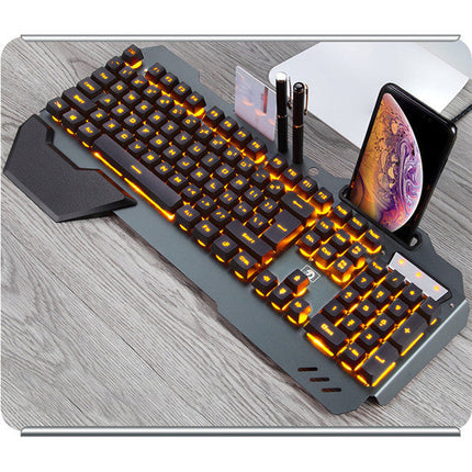 Kabelgebundene mechanische Gaming-Tastatur LED RGB Design