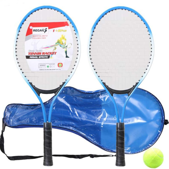 2er-Set Tennisschläger für Teenager
