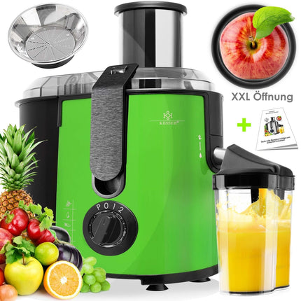 KESSER® Entsafter Saftpresse Edelstahl 1100W 85Mm Presse Obstpresse Saft Juicer