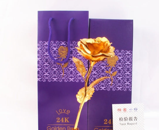 Ariceleo Gold Dipped Infinity Rose 24K Last Forever Rose, 1-Pack Hand Eingetaucht In 24K Golden Roses Romantische Geschenke für Frauen in Ihrem GeburtstagsjubiläUm Valentinstag Muttertag