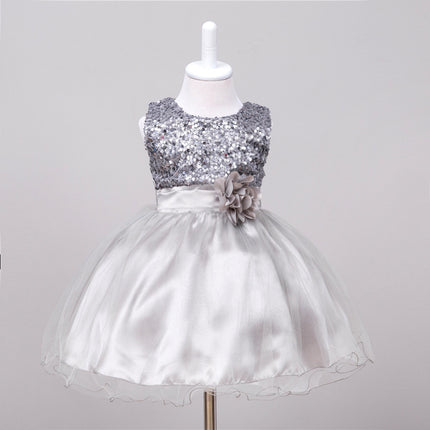 Baby Paillettenkleid Blumenmädchen Hochzeit Prinzessinnenkleid