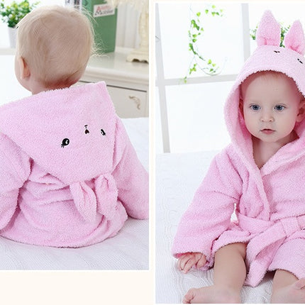Niedlichen Tier Modellierung Baby Bademäntel