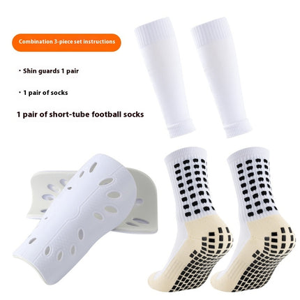 Dick unter den Knien lange Fußball-Schienbeins chutz-Sets mit rutsch festen Klebe socken