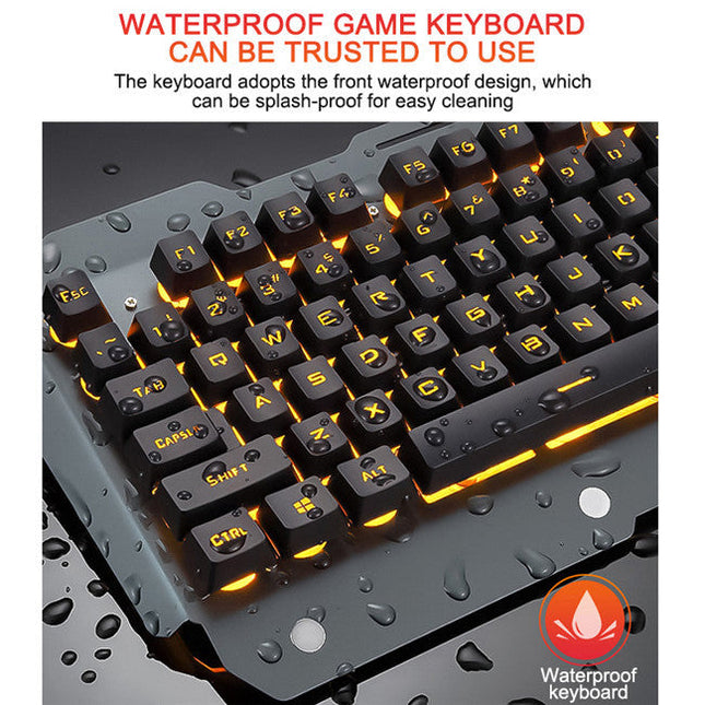 Kabelgebundene mechanische Gaming-Tastatur LED RGB Design