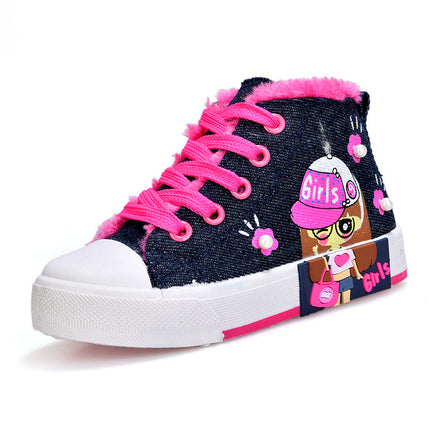 Kinderschuhe Canvas Mädchen Sneakers