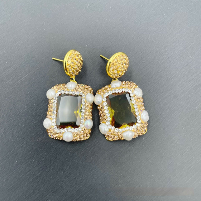 Europäischer amerikanischer und französischer Stil leichter Luxus lichte mpfindlicher Stein Schmuck