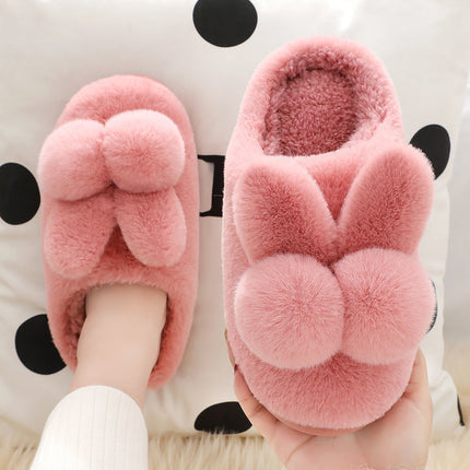 Damen Winter Plateau rutschfeste warme süße Innen Home Plüsch Schuhe