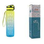 Yellow blue gradient with box / 1L