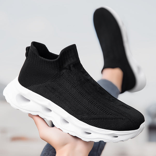 Plus Size Sport Damenschuhe Atmungsaktives Flyknit