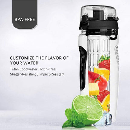 32O Fruchtaufguss-Wasserflasche mit Sieb BPA-frei Sport Wasserflasche