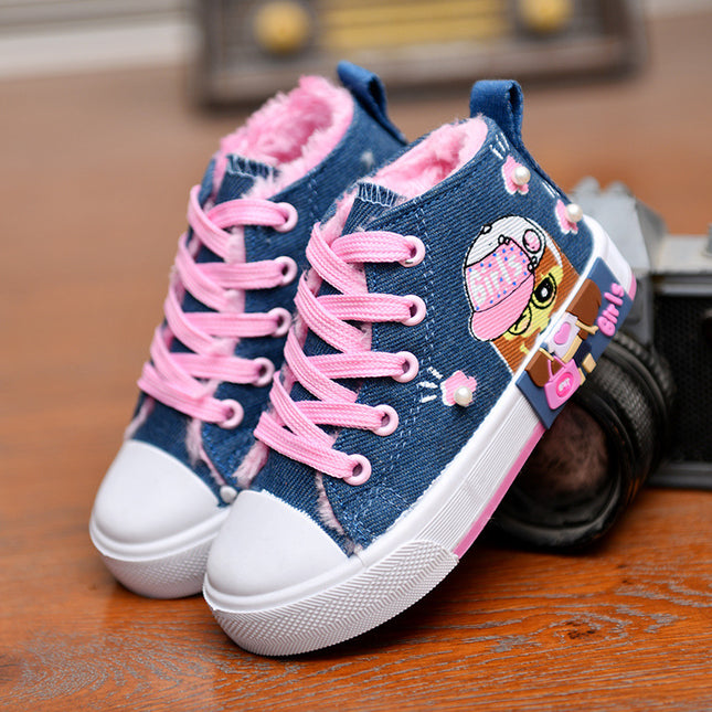 Kinderschuhe Canvas Mädchen Sneakers