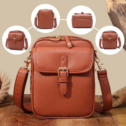 Unisex Vintage Große Kapazität Messenger Bag Aufbewahrungstasche mit 10 Karteneinsätzen Lässiger Rucksack Damentasche Retro Rucksack Große Kapazität Reise