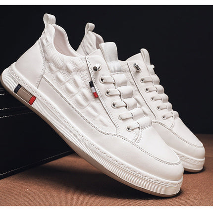 Breathable men's canvas casual shoes for autumn in black, low heel, rubber sole.