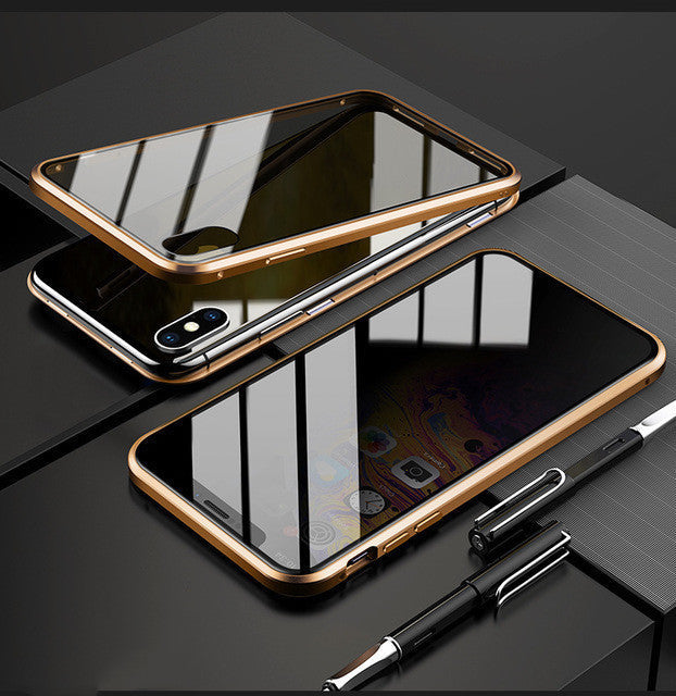 Telefon Fall Anti-peep Magnetische Schutzhülle – Privatsphäre. iPhone.