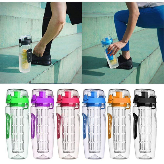 32O Fruchtaufguss-Wasserflasche mit Sieb BPA-frei Sport Wasserflasche