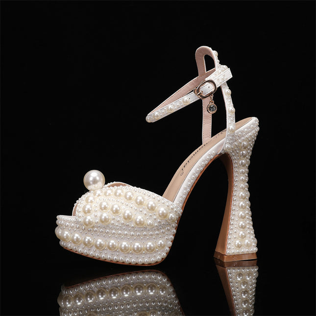 PU Damenschuhe mit hohen Absätzen