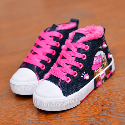 Kinderschuhe Canvas Mädchen Sneakers