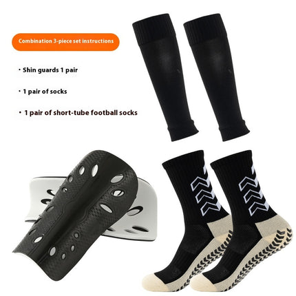 Dick unter den Knien lange Fußball-Schienbeins chutz-Sets mit rutsch festen Klebe socken