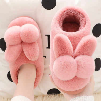 Damen Winter Plateau rutschfeste warme süße Innen Home Plüsch Schuhe