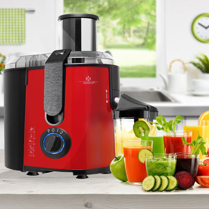 KESSER® Entsafter Saftpresse Edelstahl 1100W 85Mm Presse Obstpresse Saft Juicer