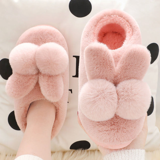 Damen Winter Plateau rutschfeste warme süße Innen Home Plüsch Schuhe